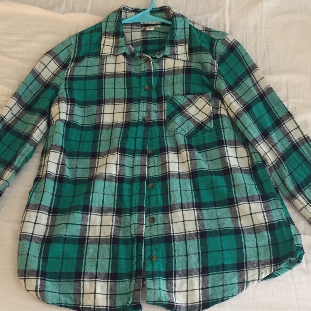 Small plaid shirt